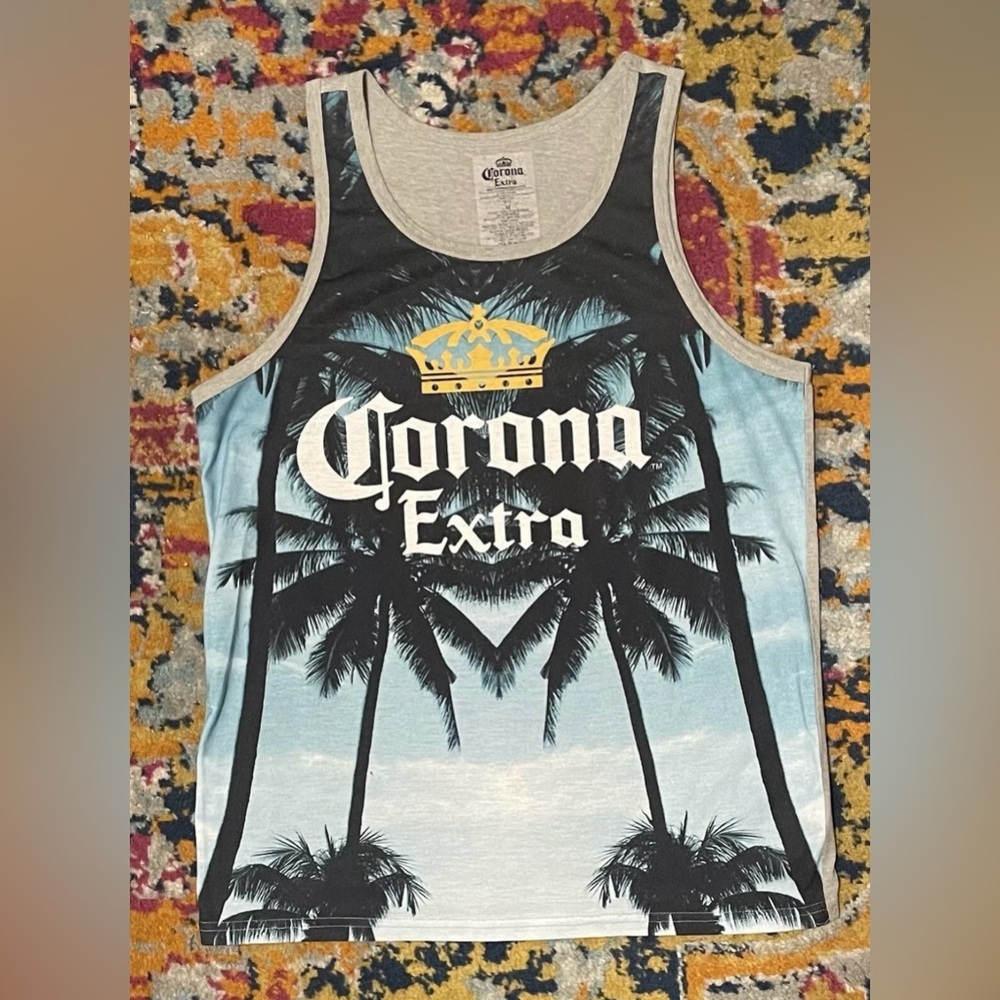 Corona Beer Sleeveless Tank Top Men’s Size Medium